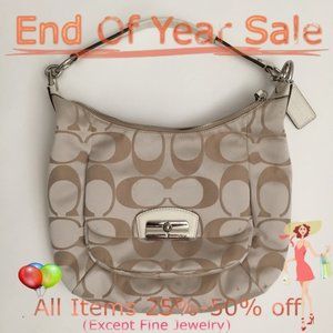 Coach Cream Satchel Bag